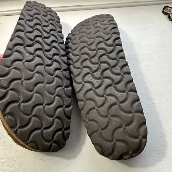 Birkenstock Buckley Brown Suede Slip-On Loafers with Buckle - Picture 8 of 15